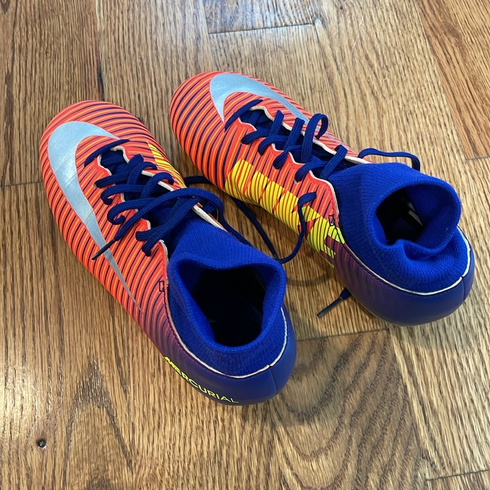Boy’s Nike Mercurial Vapor Superfly 5 DF FG ACC Soccer Cleats. Size 2.5Y. - Picture 11 of 13